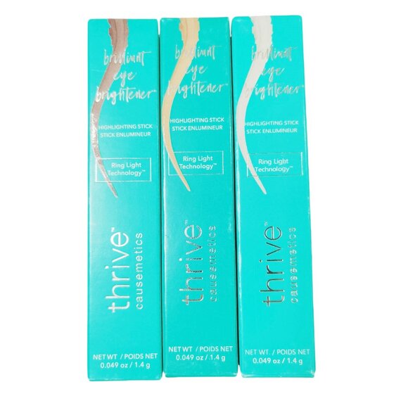 Muna+Stella+Aurora/3pcs/Thrive Causemetics Brilliant Highlighting Stick Eye New - Picture 1 of 4